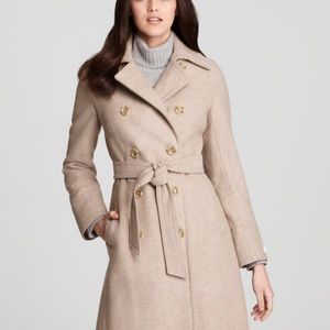 Calvin Klein Double Breasted Wool Coat